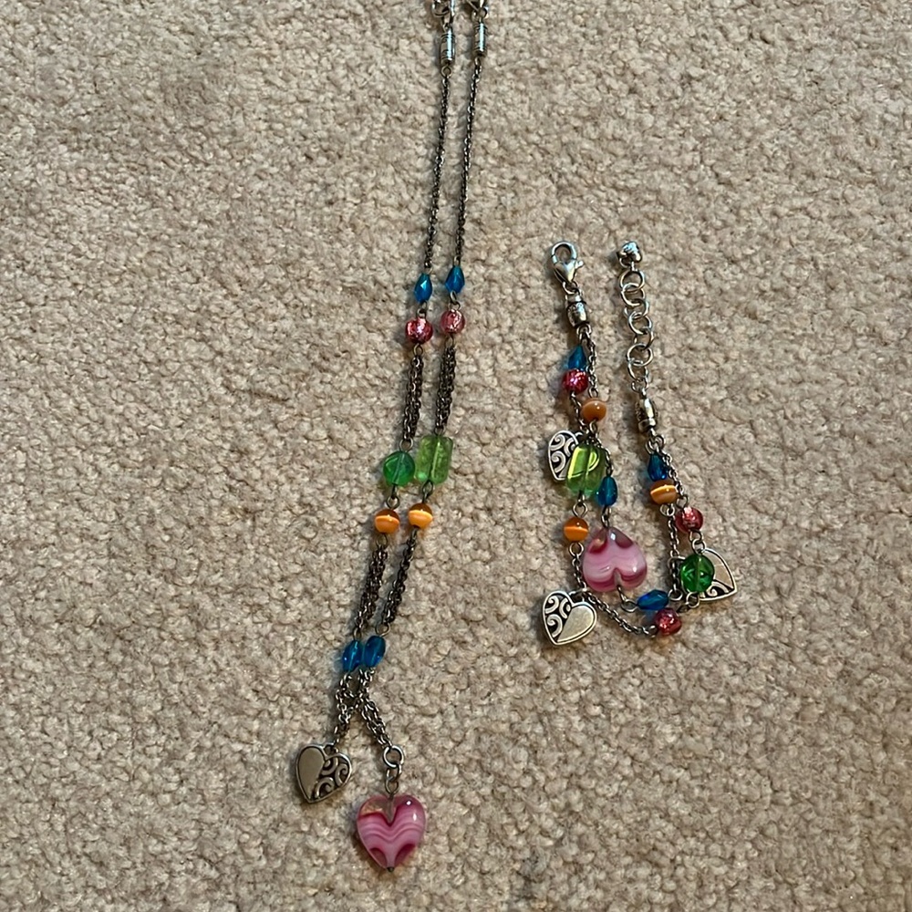 Brighton necklacece with matching bracelet